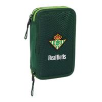 Dubbele etui Real Betis Balompié Groen 12.5 x 19.5 x 4 cm 28 Onderdelen