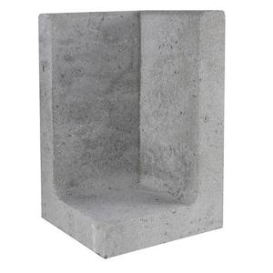 L-element hoek grijs 30x30x50 cm - Gardenlux