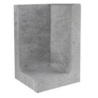 L-element hoek grijs 30x30x50 cm - Gardenlux