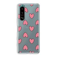 Ondersteboven verliefd: Sony Xperia 5 III Transparant Hoesje