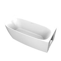 Arcqua Tira half vrijstaand bad - 170x80cm - hoek rechts - acryl - glans wit BAD104700