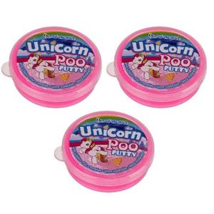 Eenhoorn slijm - 3x - roze - potje 40 gram - speelgoed - magisch slijm