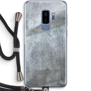Grey Stone: Samsung Galaxy S9 Plus Transparant Hoesje met koord