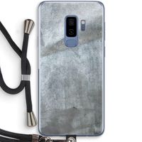 Grey Stone: Samsung Galaxy S9 Plus Transparant Hoesje met koord