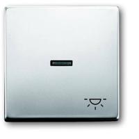 Busch-Jaeger 2CKA001751A2958 Wipschakelaar licht Afdekking Puur RVS RVS 1 stuk(s)