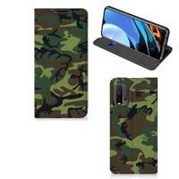Xiaomi Poco M3 | Redmi 9T | Hoesje met Magneet | Army Dark