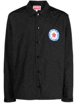 Kenzo surchemise Target à logo - Noir