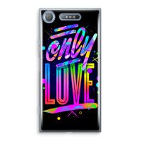 Only Love: Sony Xperia XZ1 Transparant Hoesje - thumbnail