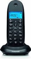 Motorola C1001CB+ Eenvoudige DECT Telefoon - Blauw Display - Handenvrije functie - Callblock Functie