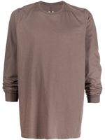 Rick Owens t-shirt en coton à manches longues - Marron - thumbnail