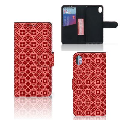Xiaomi Redmi 7A | Telefoon Hoesje | Batik Rood