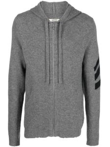 Zadig&Voltaire hoodie en cachemire à fermeture zippée - Gris