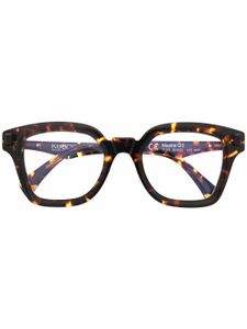 Kuboraum lunettes de vue à monture effet écaille de tortue - Marron