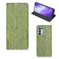 OPPO Find X3 Lite Book | Wallet Case | Green Wood