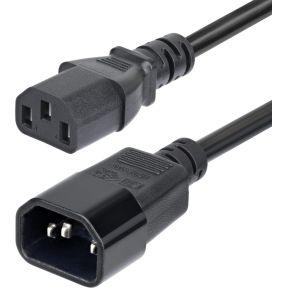 StarTech.com 4,5m Stroom Verlengkabel, C14 naar C13 PDU Stroomkabel, 15A 250V, 14AWG, AC Power Kabel StarTech.com 4,5m Stroom Verlengkabel, C14 naar C13 PDU Stroomkabel, 15A 250V, 14AWG, AC Power Kabel