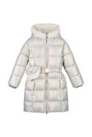 Le Chic winter winterjas meisjes - zilver - Bodhi - furry tas