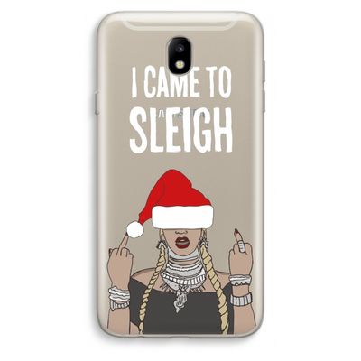 Came To Sleigh: Samsung Galaxy J7 (2017) Transparant Hoesje