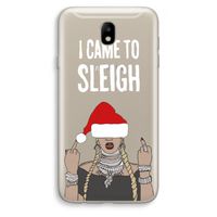 Came To Sleigh: Samsung Galaxy J7 (2017) Transparant Hoesje
