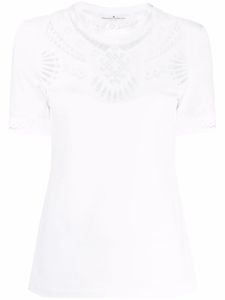 Ermanno Scervino t-shirt à découpes - Blanc