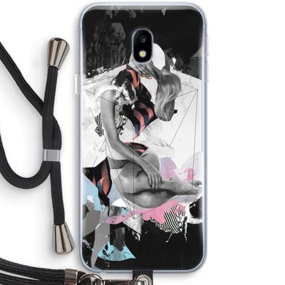 Camouflage de sommeil: Samsung Galaxy J3 (2017) Transparant Hoesje met koord