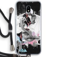 Camouflage de sommeil: Samsung Galaxy J3 (2017) Transparant Hoesje met koord Camouflage de sommeil: Samsung Galaxy J3 (2017) Transparant Hoesje met koord