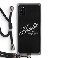 Hustle: Samsung Galaxy A41 Transparant Hoesje met koord