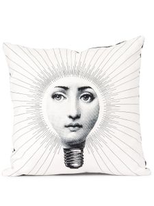 Fornasetti Abbaglio graphic-print cushion - Noir