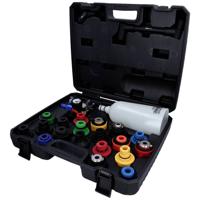 KS Tools 1509130 master olievultrechter-set met draaibare hoekarm, 24-delig