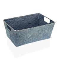 Veelzijdige mand Versa Blauw Zeealgen 22 x 13 x 31 cm