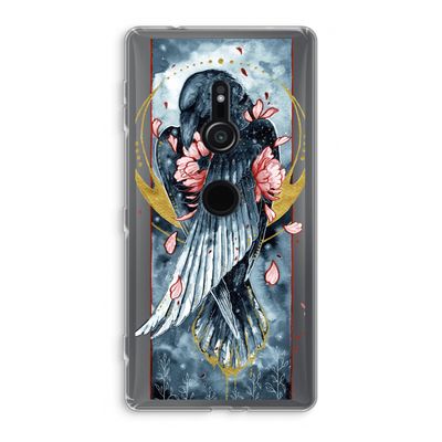 Golden Raven: Sony Xperia XZ2 Transparant Hoesje