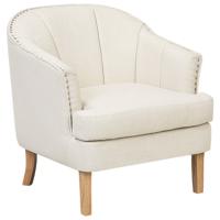 Beliani ELVERUM - Fauteuil-Beige-Polyester