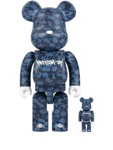 MEDICOM TOY x Stash figurines BE@RBRICK 100% et 400% - Bleu