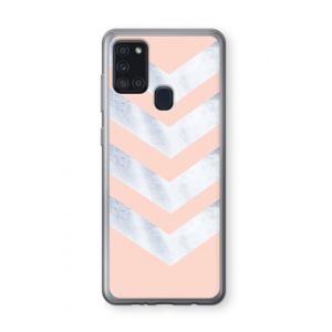 Marmeren pijlen: Samsung Galaxy A21s Transparant Hoesje