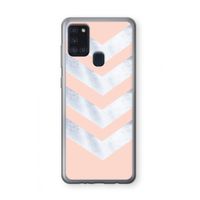 Marmeren pijlen: Samsung Galaxy A21s Transparant Hoesje