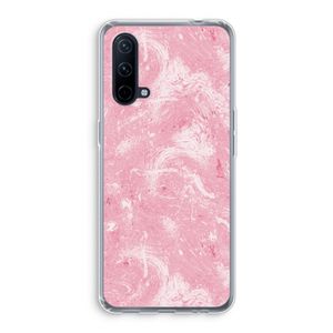 Abstract Painting Pink: OnePlus Nord CE 5G Transparant Hoesje