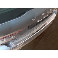 Chroom RVS Bumper beschermer passend voor Volvo XC60 II 2017- 'Ribs' AV238019 - thumbnail
