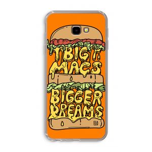 Big Macs Bigger Dreams: Samsung Galaxy J4 Plus Transparant Hoesje