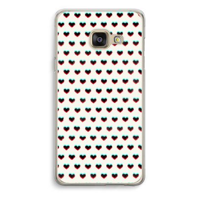 Hartjes: Samsung A3 (2017) Transparant Hoesje