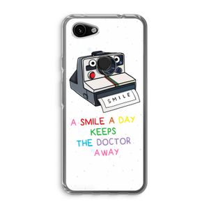 Smile: Google Pixel 3a Transparant Hoesje