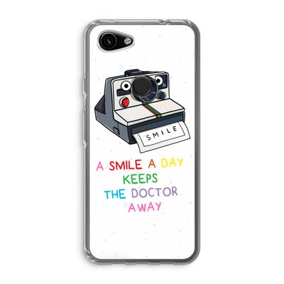 Smile: Google Pixel 3a Transparant Hoesje