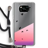 Fly away: Xiaomi Poco X3 Pro Transparant Hoesje met koord