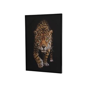 Canvas schilderij 90 x 60 cm luipaarden print   -