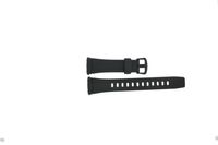 Horlogeband Casio WVA-109HE / 10283660 Kunststof/Plastic Zwart 23mm