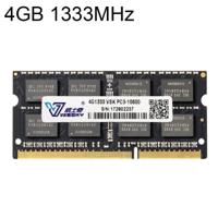 Vaseky 4 GB 1333 MHz PC3-10600 DDR3 PC RAM-geheugenmodule voor Laptop