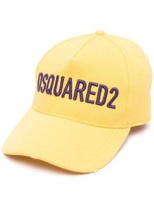 DSQUARED2 casquette à logo brodé - Jaune