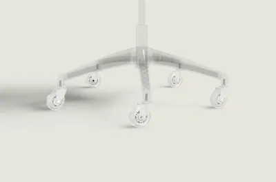 Desktronic Eersteklas bureaustoelwielen Wit