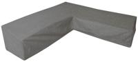 L-vormige loungesethoes Cantonic 325x325x100/70 cm grijs - Eurotrail