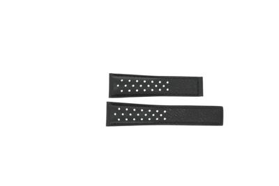 Horlogeband Tag Heuer CAW211P / FC6356 Leder Zwart 22mm