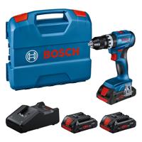 Bosch Professional GSB 18V-45 Accu klop-/schroefboormachine 18V 3x 4.0Ah in L-Case - 0615A5002U