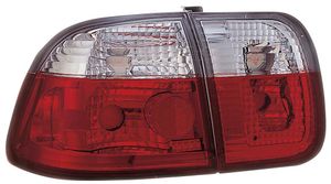 Set Achterlichten passend voor Honda Civic Sedan 1996-2001 - Rood/Helder DLHOR37